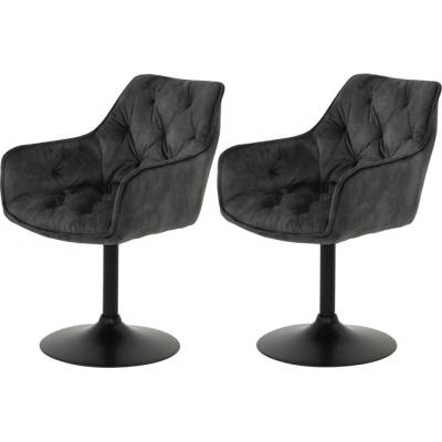 Sconto Birte S Vintage Antracitová 2 Ks
