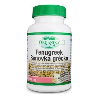 Organika Pískavice řecké seno 500mg 60 kapsúl