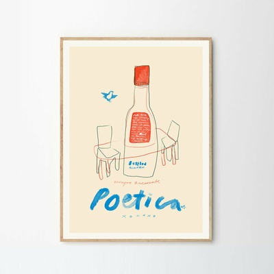 Moikka Plagát Poetica by Das Rotes Rabbit 50x70
