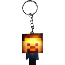 Přívěsek na klíče Bagito Dětská svítící Minecraft Steve PKBA2292