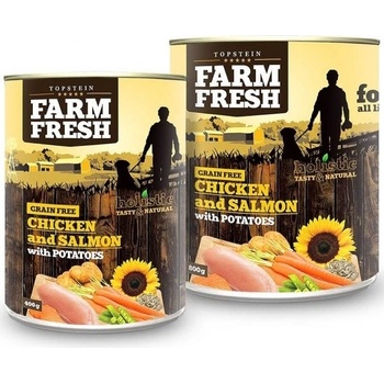 Farm Fresh Chicken & Salmon 400 g