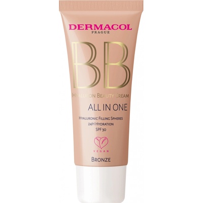 Dermacol BB hyalurónový krém All in One SPF30 Hyaluronic Cream Bronze 30 ml