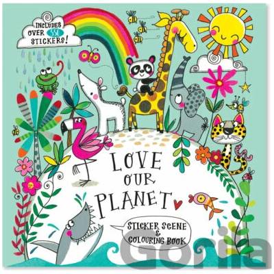 Set omaľovánky a nálepok Love Our Planet