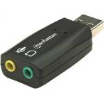 Manhattan Hi-Speed USB 3-D (150859) Звукови карти