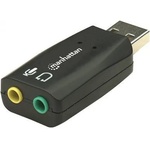 Manhattan Hi-Speed USB 3-D (150859) Звукови карти