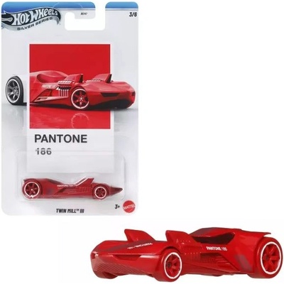 Mattel Хот Уилс: Pantone 186 малка кола - Twin Mill (JKY51)
