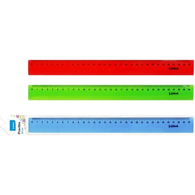 LUMA trading s.r.o. pravítko 30cm barevné, mix 662031
