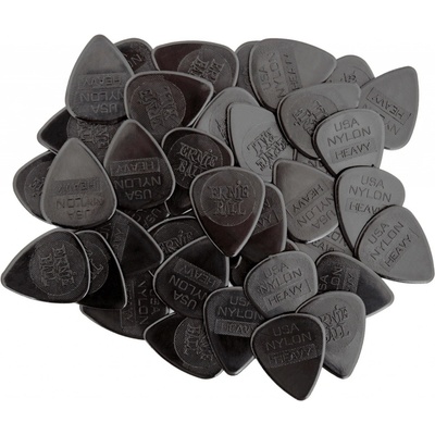 Ernie Ball 9137 Nylon Picks Heavy Black