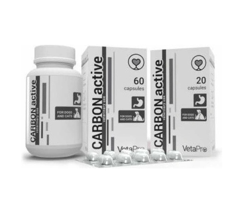 VetaPro CarbonActive 20 kapsúl