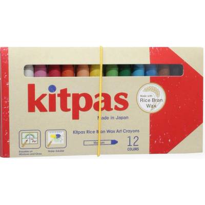 Kitpas voskové pastelky 12 ks