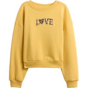 GAP V-non logo wedge crew жълто, черно, кафяво s (797741-00)