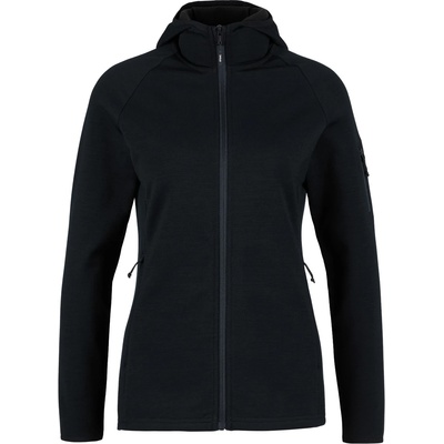 Stoic Дамско вълнено яке Stoic Women's MerinoFleece335 KuolpaSt. II Zip Hoody Merino hoodie - Black (105-6686-0112)
