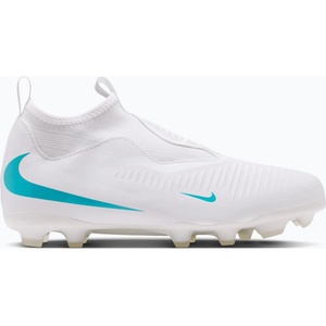 Nike Детски футболни обувки Nike Phantom 6 High Academy Jr FG/MG white/white/dusty cactus