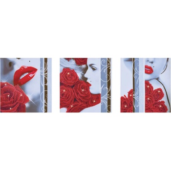 Image 1 of Diamond dotz Диамантен гоблен " Триптих рози"