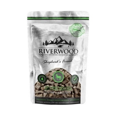Riverwood - Хрупкави лакомства за кучета, агнешко и заешко месо, 200 гр