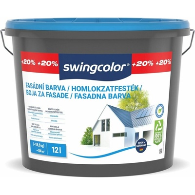 Swingcolor Fasádní barva 12 l bílá