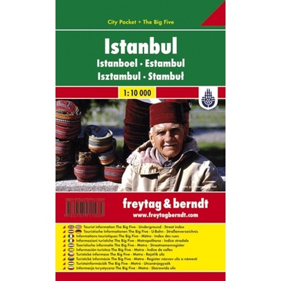 Istanbul kapesní mapa 1:10 000