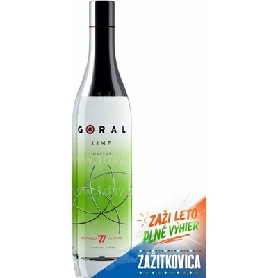 Goral Master Lime 40% 0,7 l (čistá fľaša)
