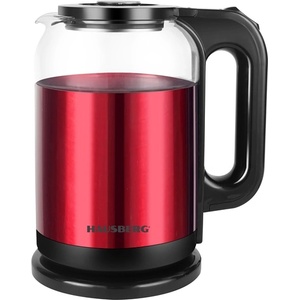 Hausberg Електрическа кана Hausberg HB-3622RS 1800W 2L червено-черна (HB-3622RS) Електрически кани
