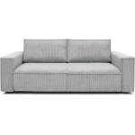 Bobochic Светлосив диван от велур 245 cm Nihad - Bobochic Paris (100834)