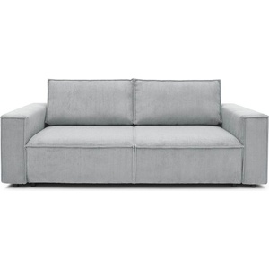 Bobochic Светлосив диван от велур 245 cm Nihad - Bobochic Paris (100834)