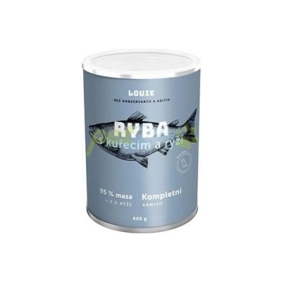 Louie Dog rybie s kuracím a ryžou 1200 g