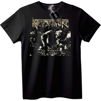NOONEBRAND Тениска Nevermore В Памет - 2XL, Black