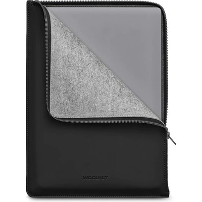 Woolnut Coated PU Folio púzdro pre 13/14" MacBook čierne WN-MBP14-RP-F-1666-BK