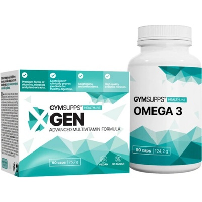 XGen 90 kapslí + Omega 3 90 kapslí