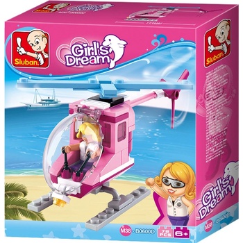 Sluban B0600D Dívčí sen Plážový vrtulník