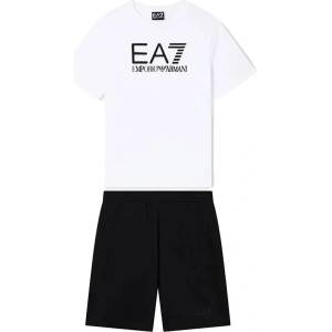 Ea7 emporio armani 7B000302_AF10375 short sleeve set - White / Black (White / Black)