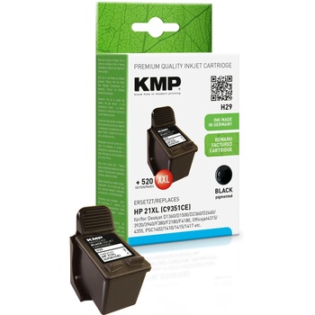 Compatible Kmp h29 мастилена касета hp 21xl черна (1900,4211)