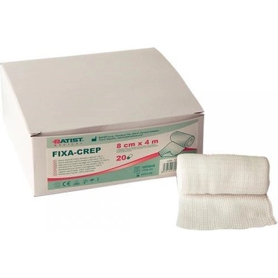 BATIST MEDICAL Fixa-Crep 8 cm x 4 m obinadlo vysoce elastické 20 ks