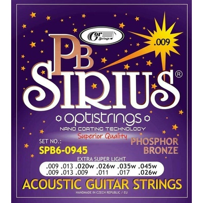 Gorstrings Sirius SPB6-0945 Струни за акустична китара (SPB6-0945)