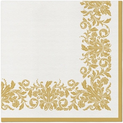 Airlaid servítky Golden ornament 40x40cm