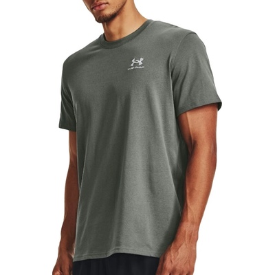 Under Armour Тениска Under Armour UA M LOGO EMB HEAVYWEIGHT SS-GRN 1373997-182 Размер S