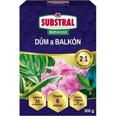 Substral Hnojivo Osmocote pro dům a balkón 300g