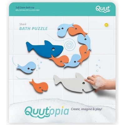 Quut Quutopia puzzle do vody žraloky