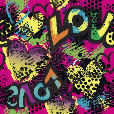 Softshell pružný neon love by MIMI