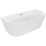 Mexen Oval 180x80 cm white/rose gold (52671808000-60)