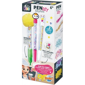 Buki France Творчески комплект Buki France - Направи си сам Химикалка, Kawaii (BKFK008)