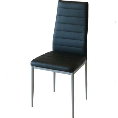 Bogdan Furniture Am Трапезен стол АМ-С170 черна кожа