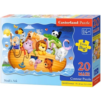 Castorland Noah's Ark 20 Maxi pcs Контурен пъзел 20 броя Анимации (02245) (02245)