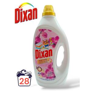 Henkel Течен перилен препарат Dixan Aromaterapia Lotus & Almendra, 1, 4 л, 28 пранета - Orhidea & Macadamia (3685)