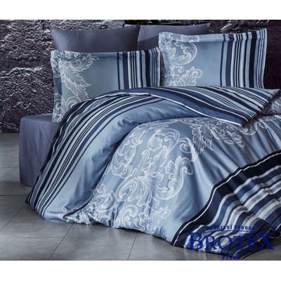 Brotex Obliečky Satén 140x200 70x90 Sonet Grey