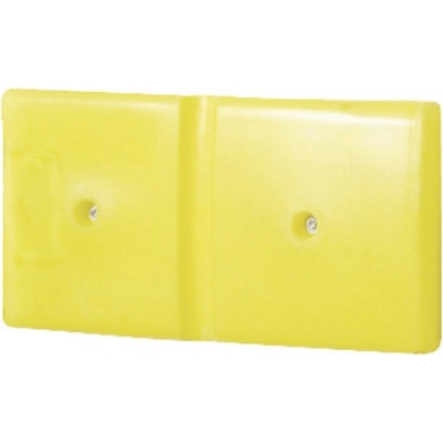 Stěnový ochranný profil 500 plastový žlutý 500x50x250 mm 2 kusy