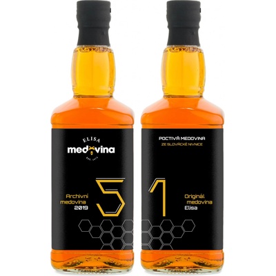 Medovina Elisa dárek k 51. výročí 11% 2 x 0,5 l