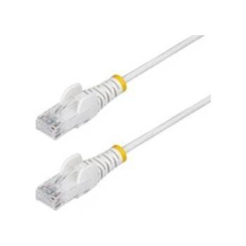 StarTech UTP категория 6 твърд мрежови кабел Startech N6PAT25CMWHS Бял 25 cm