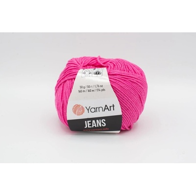 Priadza YarnArt Jeans 42 ružová jasná 50g/160m