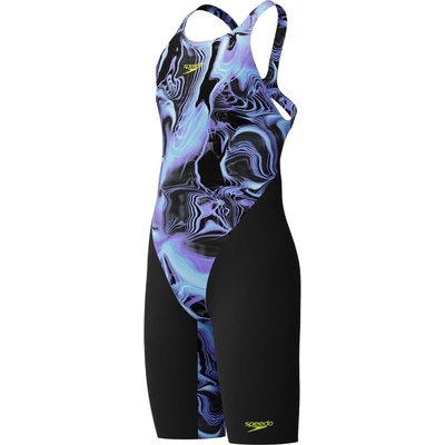Speedo Fastskin Endurance+ Max Openback Kneeskin Girls Blue...